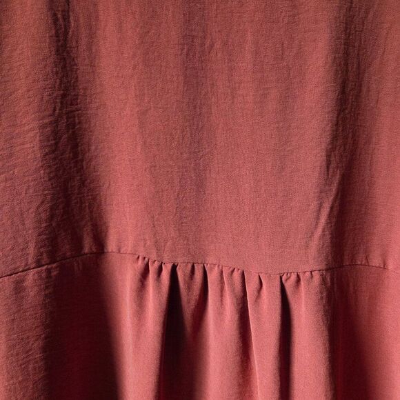 EUC LIKE NEW BEESON RIVER RUST ANIMAL PRINT MIX LONGSLEEVES SHORT DRESS 2XL PLUS - Picture 8 of 14